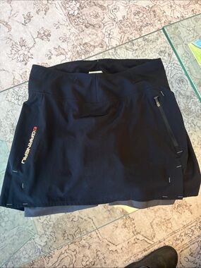 LG Women's Black Active Skort with Side Zip Pocket